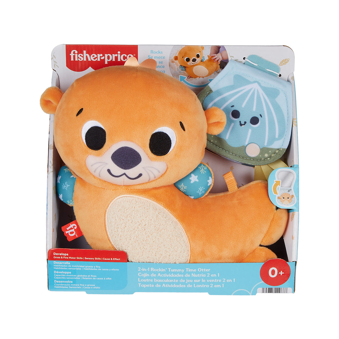Fisher-Price 2-in-1 Rockin' Tummy Time Otter