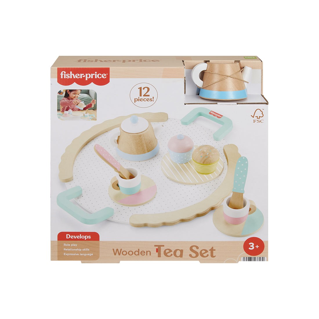 Fisher-Price Wooden Tea Set