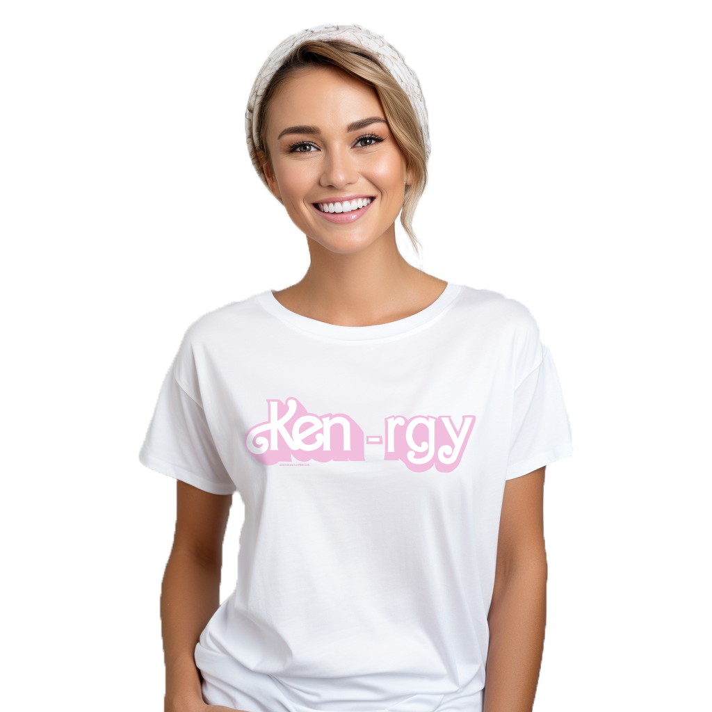 Kenergy Women’s White Tee ©2023 Mattel. ©WBEI (s23)