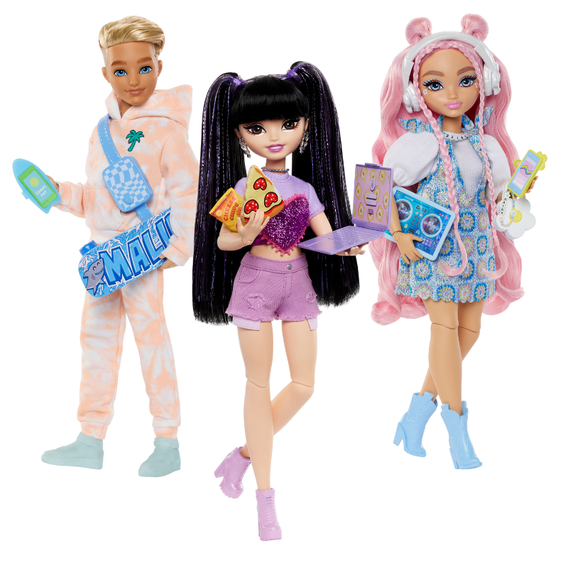 Bundle: Barbie Dream Besties 3 Pack - Daisy, Ken & Renee Doll
