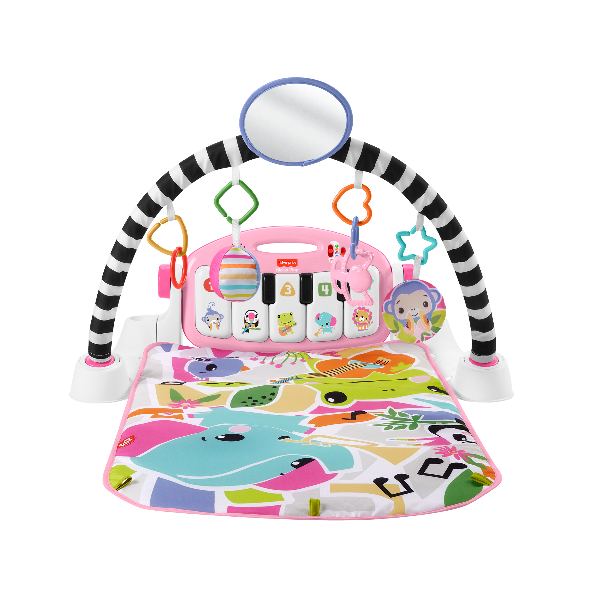 Fisher Price Glow and Grow Kick Play Piano Gym Shop Mattel Australia