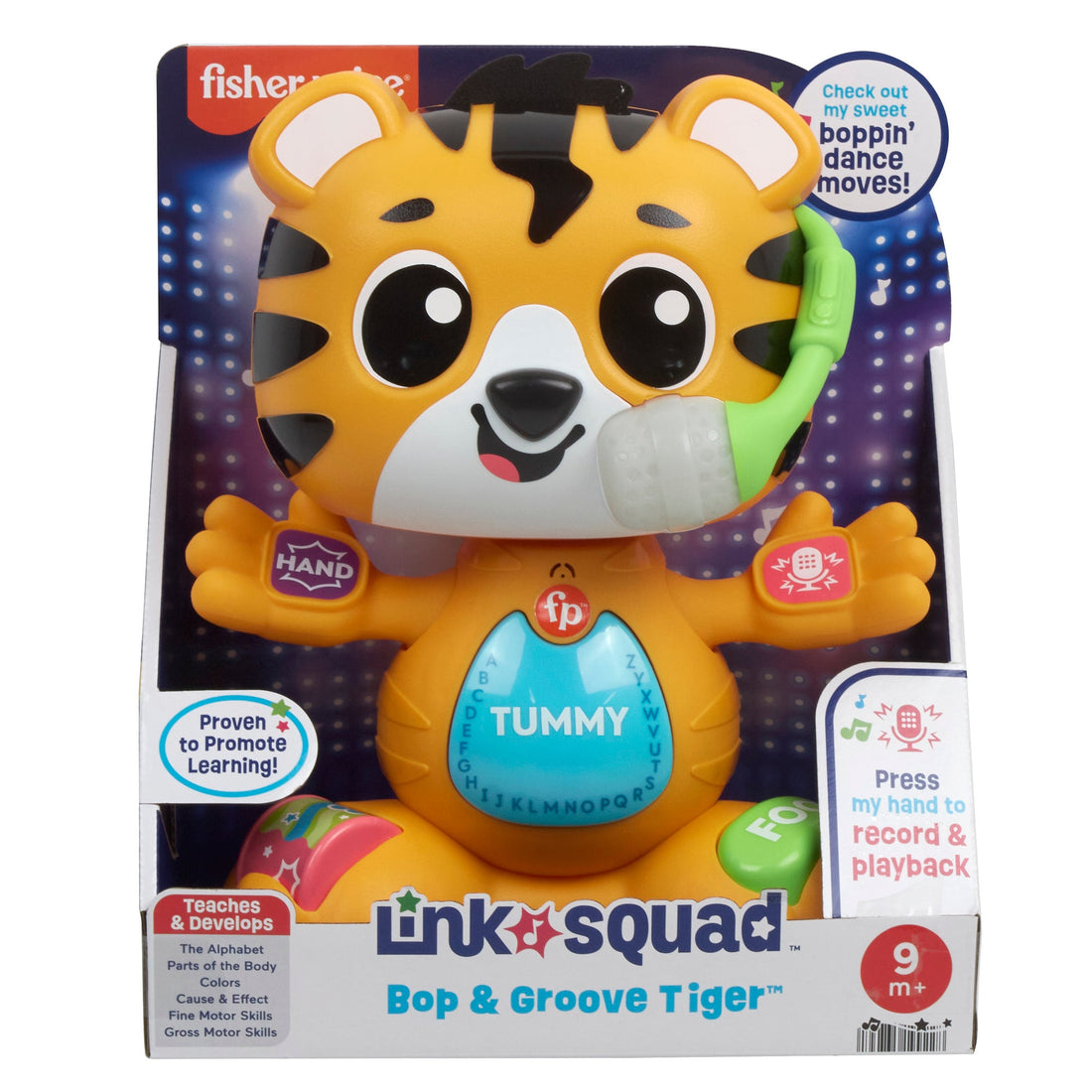 Fisher-Price Link Squad Bop & Groove Tiger