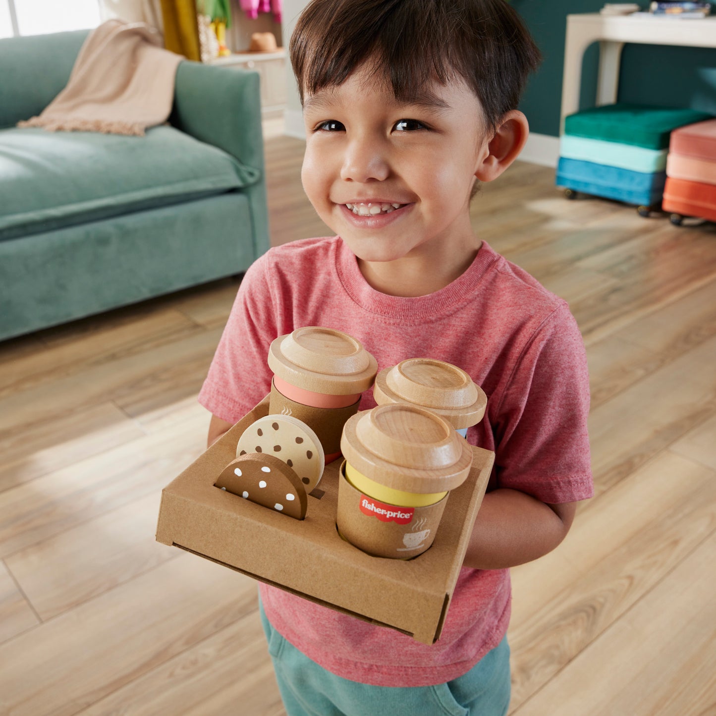 Fisher-Price Wooden Coffee To Go Set