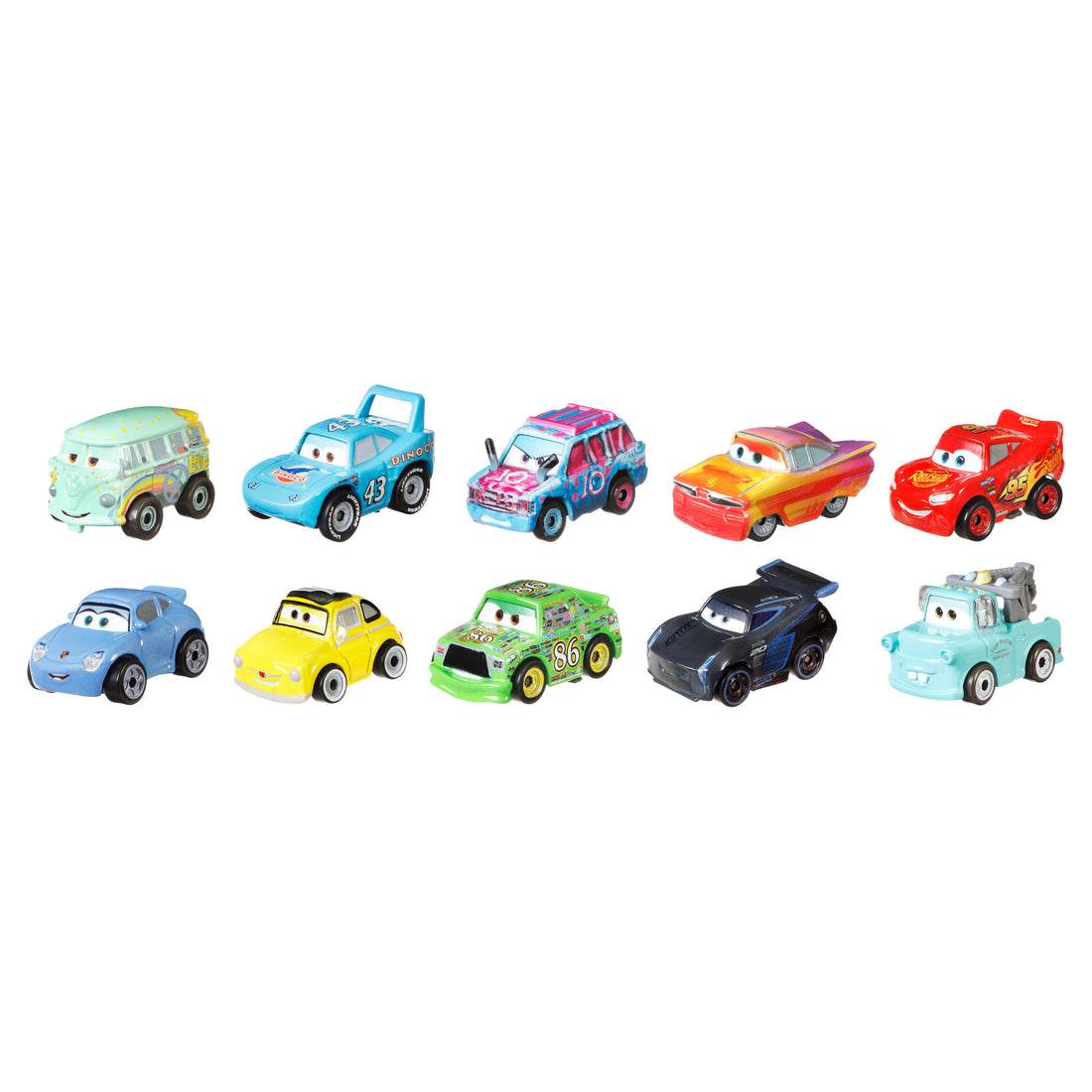 Disney Pixar Cars Mini Racers 10-Pack