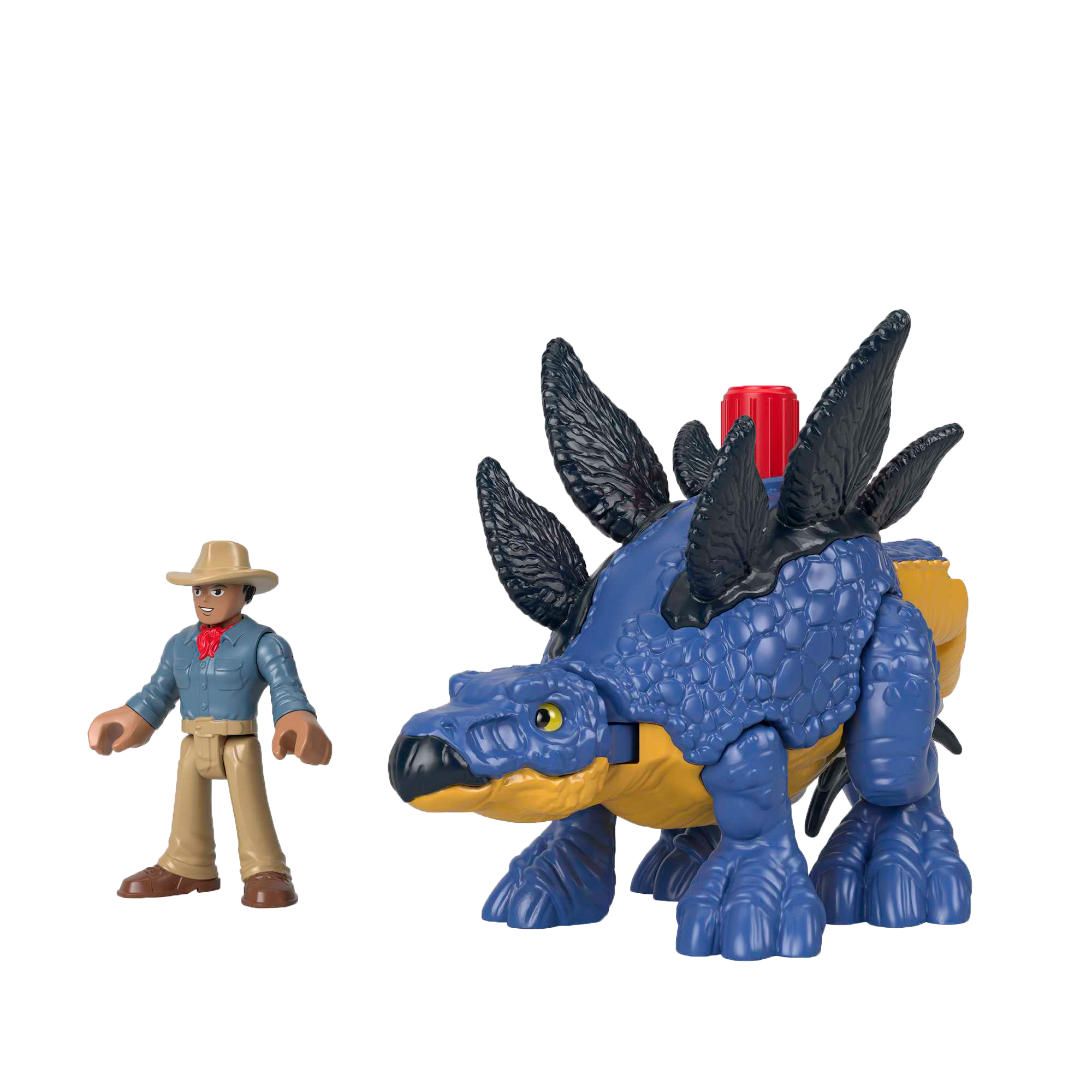 Imaginext Jurassic World Dominion Stegosaurus Dinosaur Dr. Grant