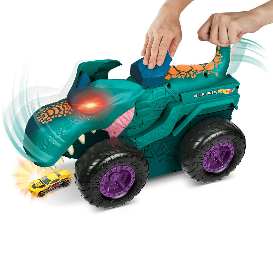Hot Wheels Monster Trucks Car Chompin' Mega-Wrex Vehicle