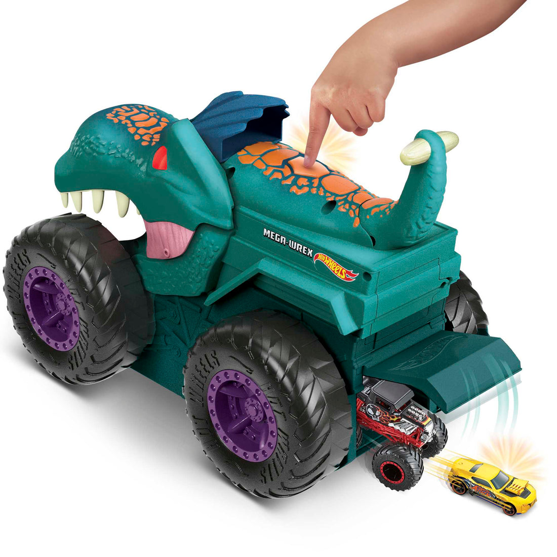Hot Wheels Monster Trucks Car Chompin' Mega-Wrex Vehicle