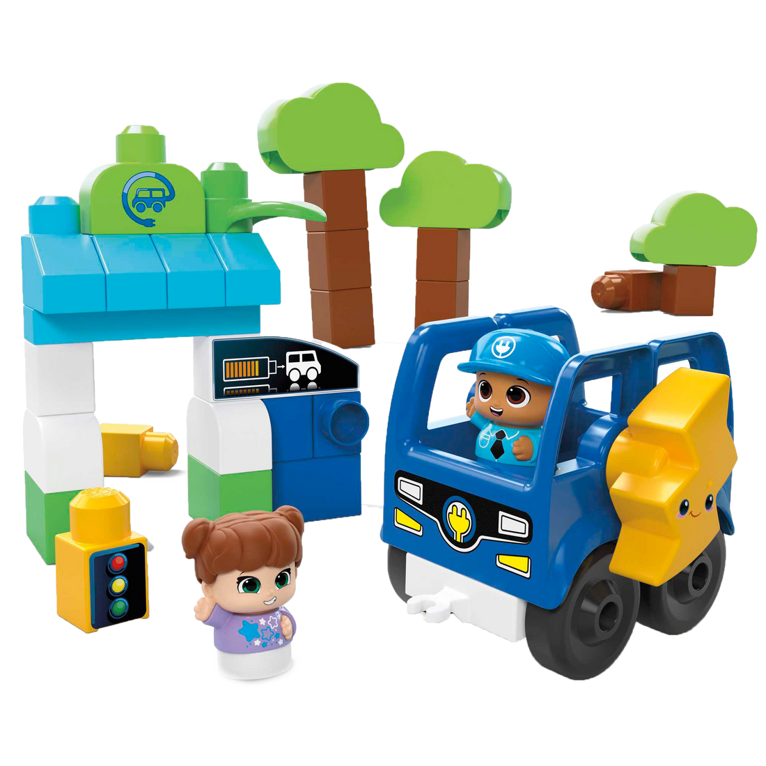 Mega Bloks Green Town Charge & Go Bus