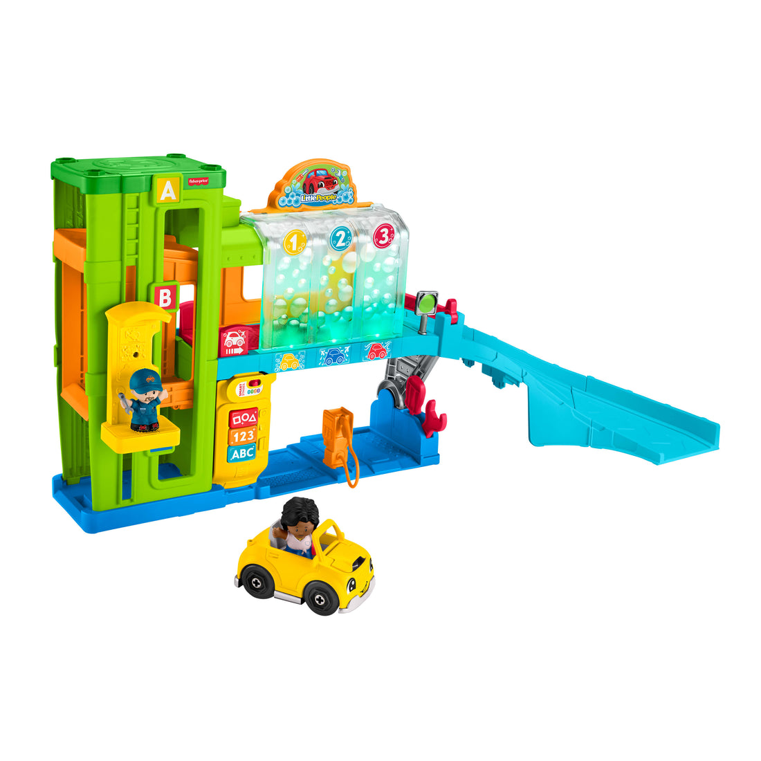 Fisher-Price Little People Toddler Playset with Figures & Toy Car