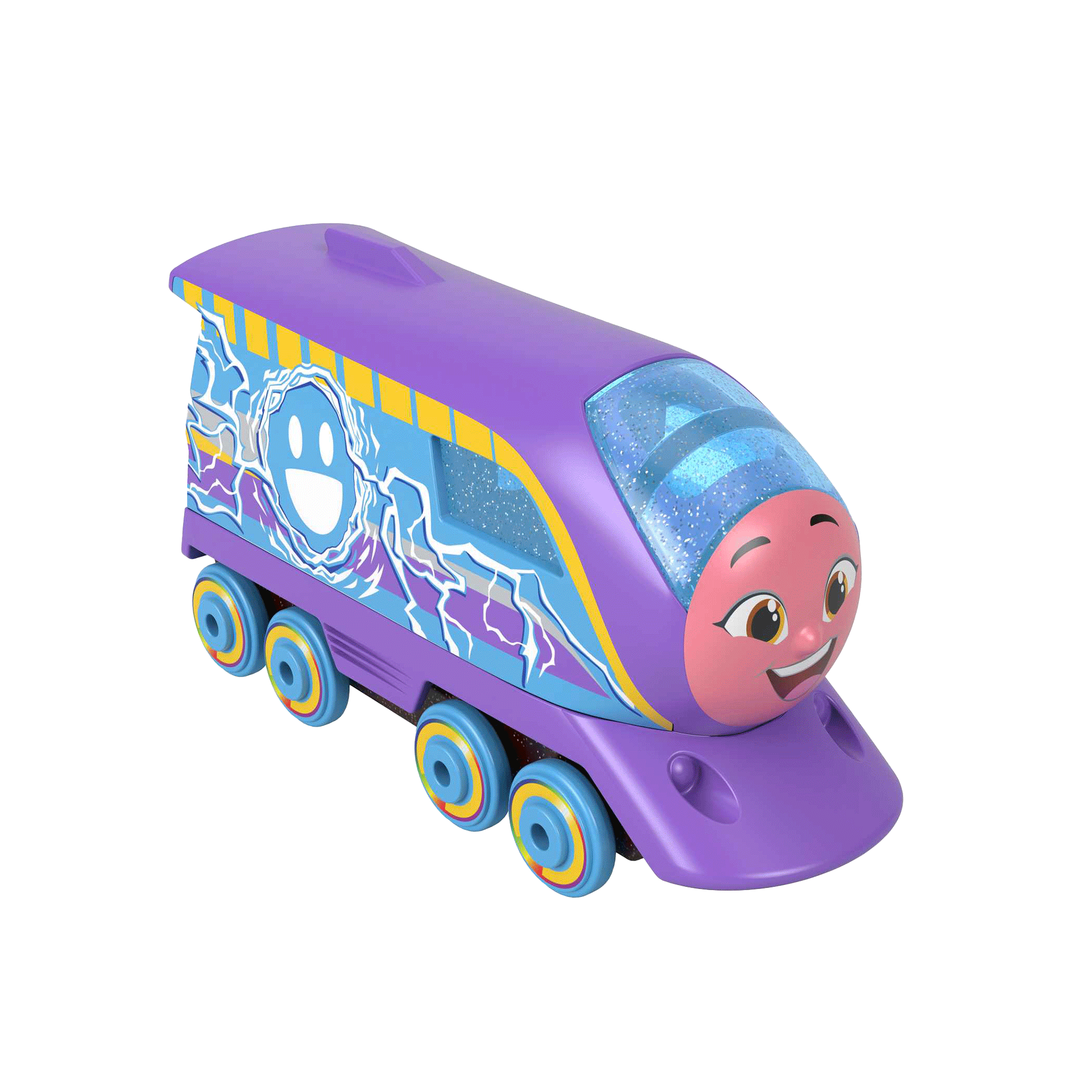 Thomas and online friends purple train