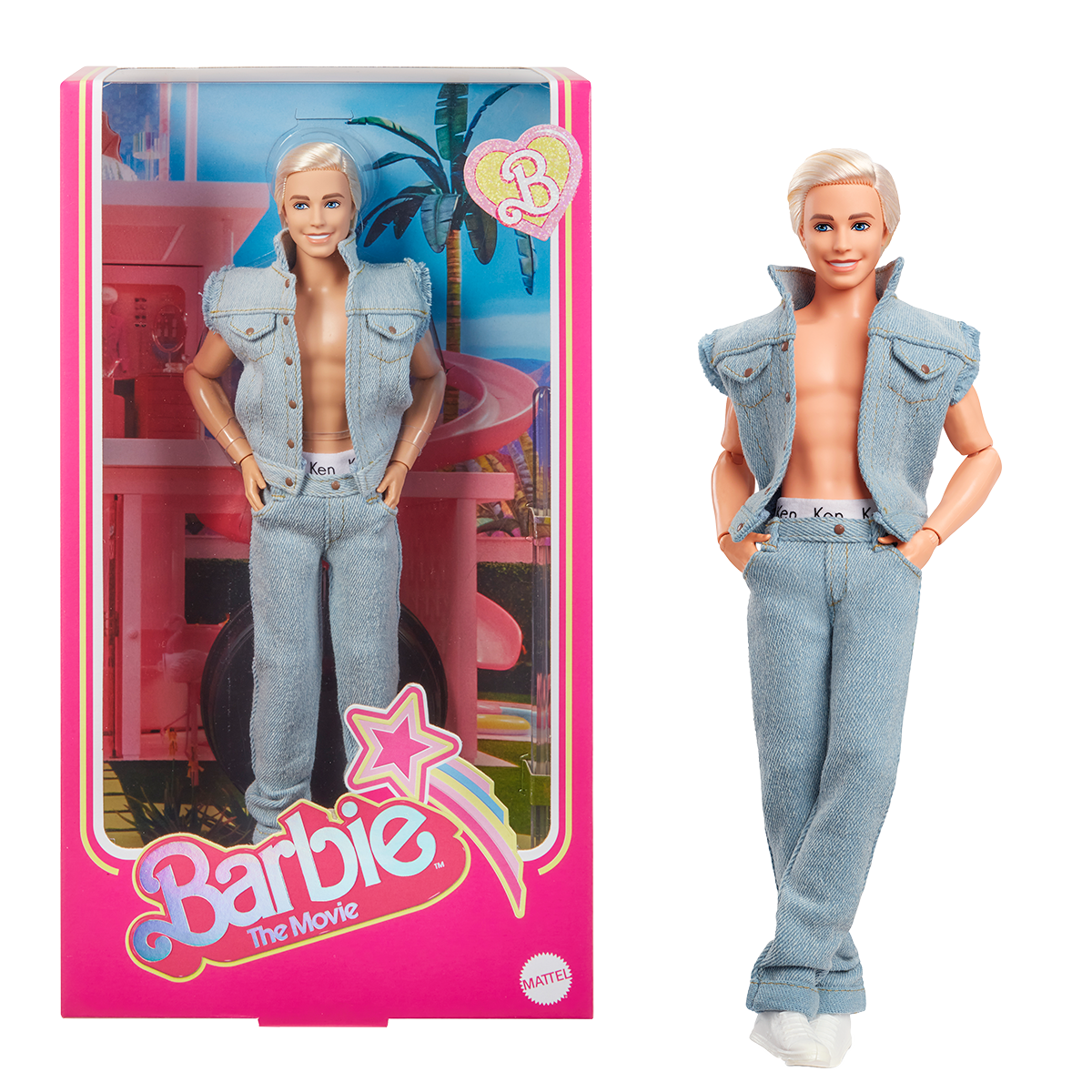 Barbie Movie Ken Doll Wearing Denim Matching Set Shop Mattel Australia