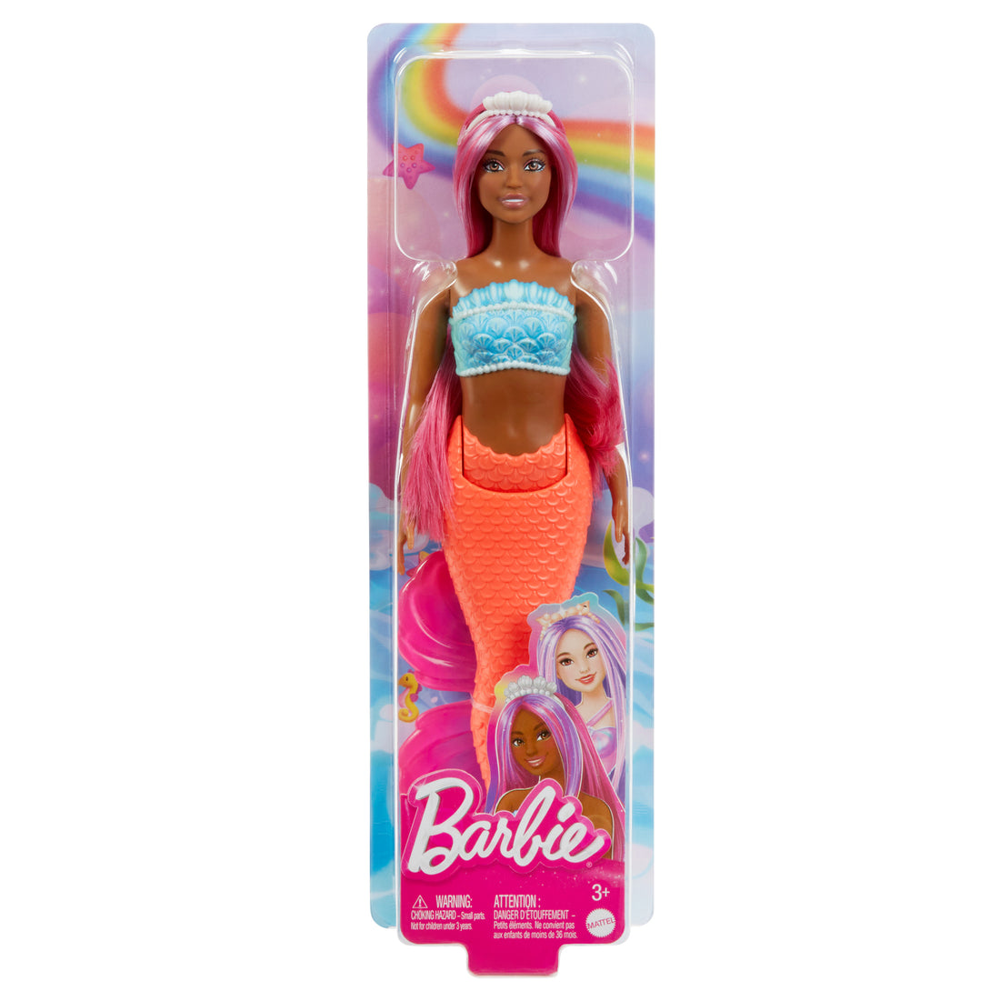 Barbie Mermaid Doll with Pink Hair