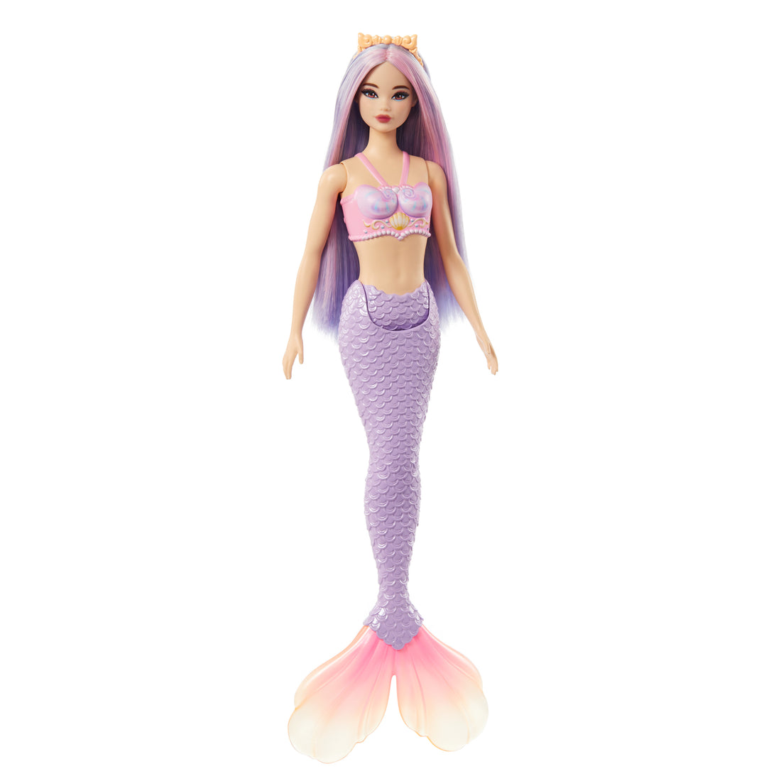 Barbie Mermaid Doll with Lilac Hair, Purple Tail and Headband Accessory