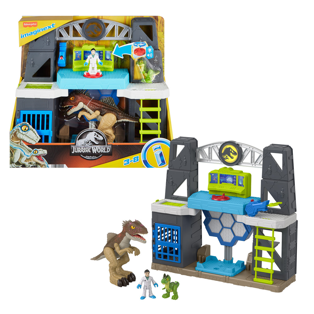 Imaginext Jurassic World Scan & Glow Dino Playset
