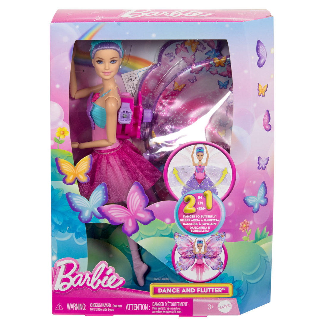 Bundle: 3 Barbie Fantasy Light-Up & Colour-Change Dolls