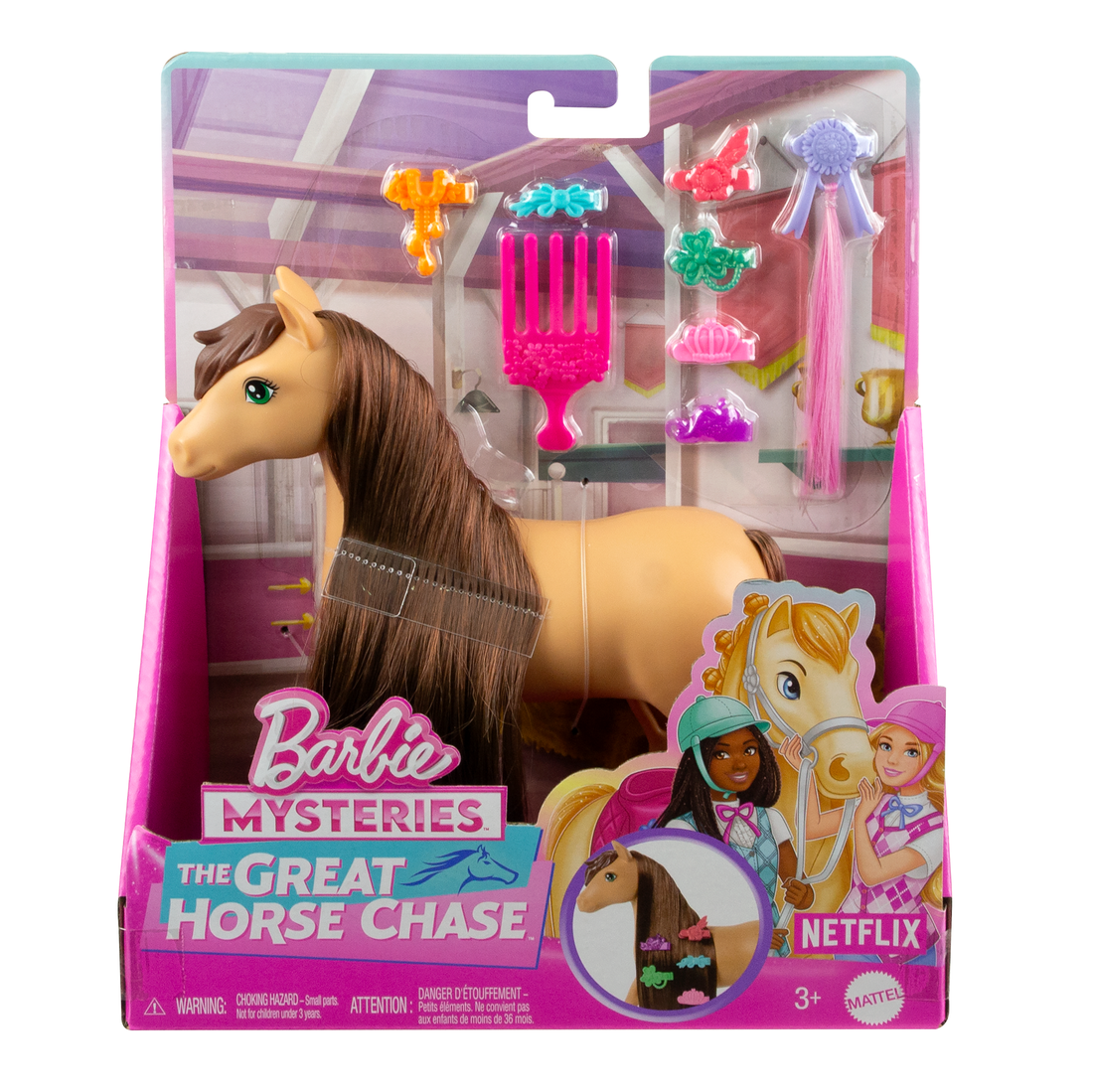 Barbie Mysteries The Great Horse Chase Pepper Pony and Accessories