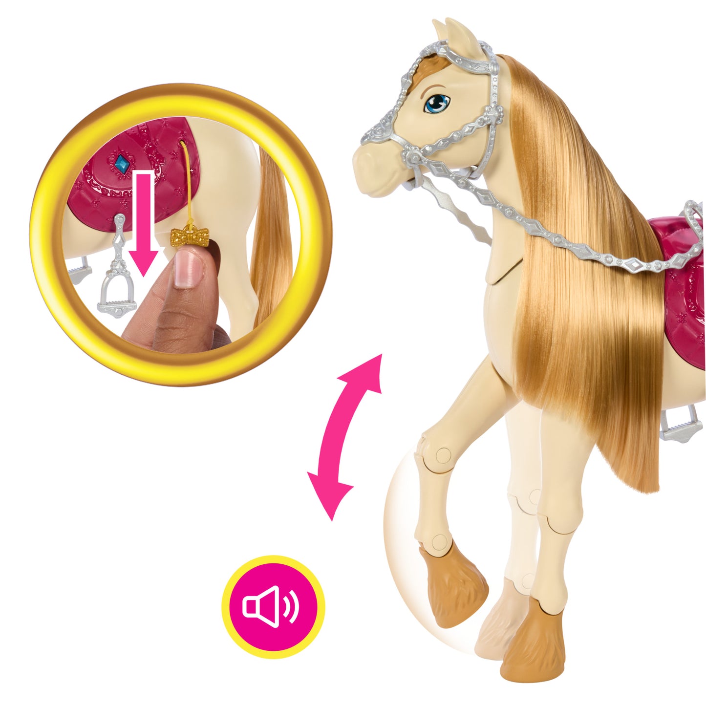 Bundle: Barbie Malibu Doll & Barbie Show Horse.