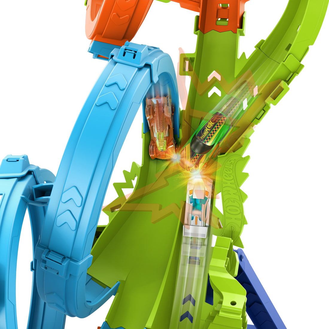 Hot Wheels 4-Loop Crash-Out Track Set