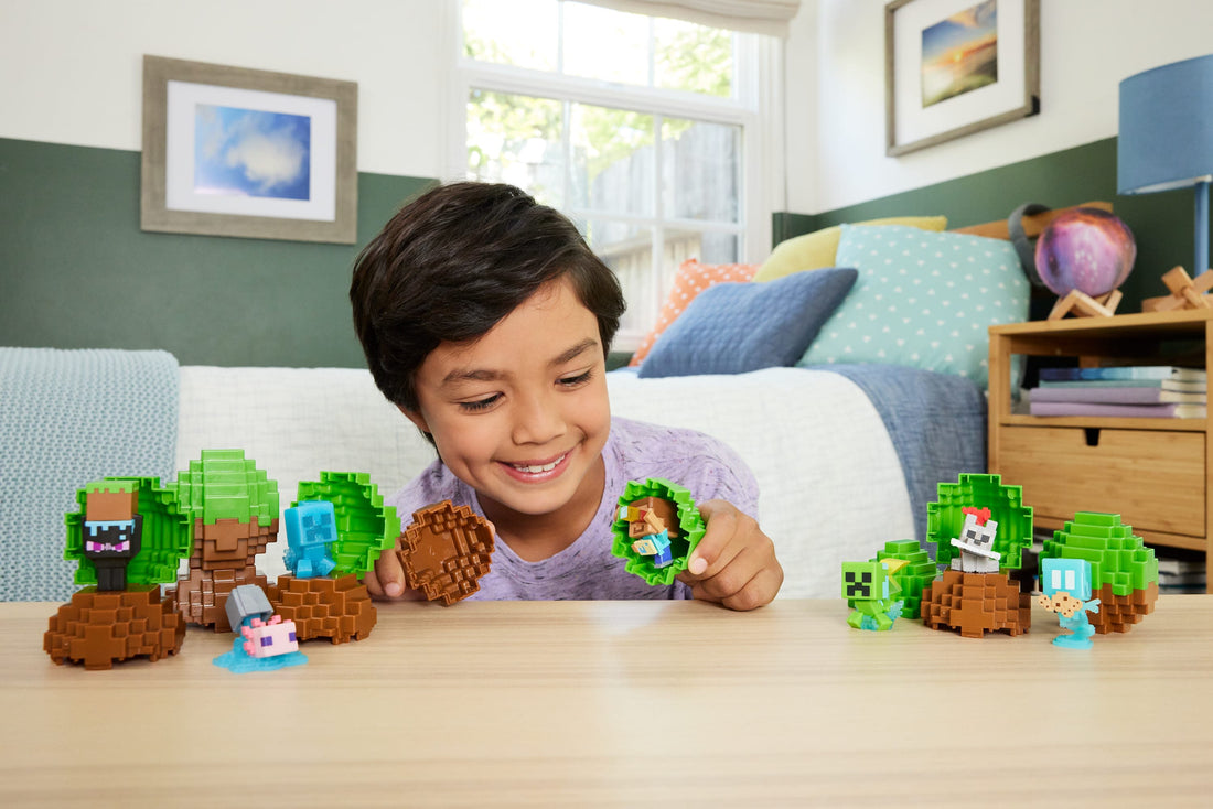 Minecraft Mini Mode Spawn Egg with Surprise Mini Figure