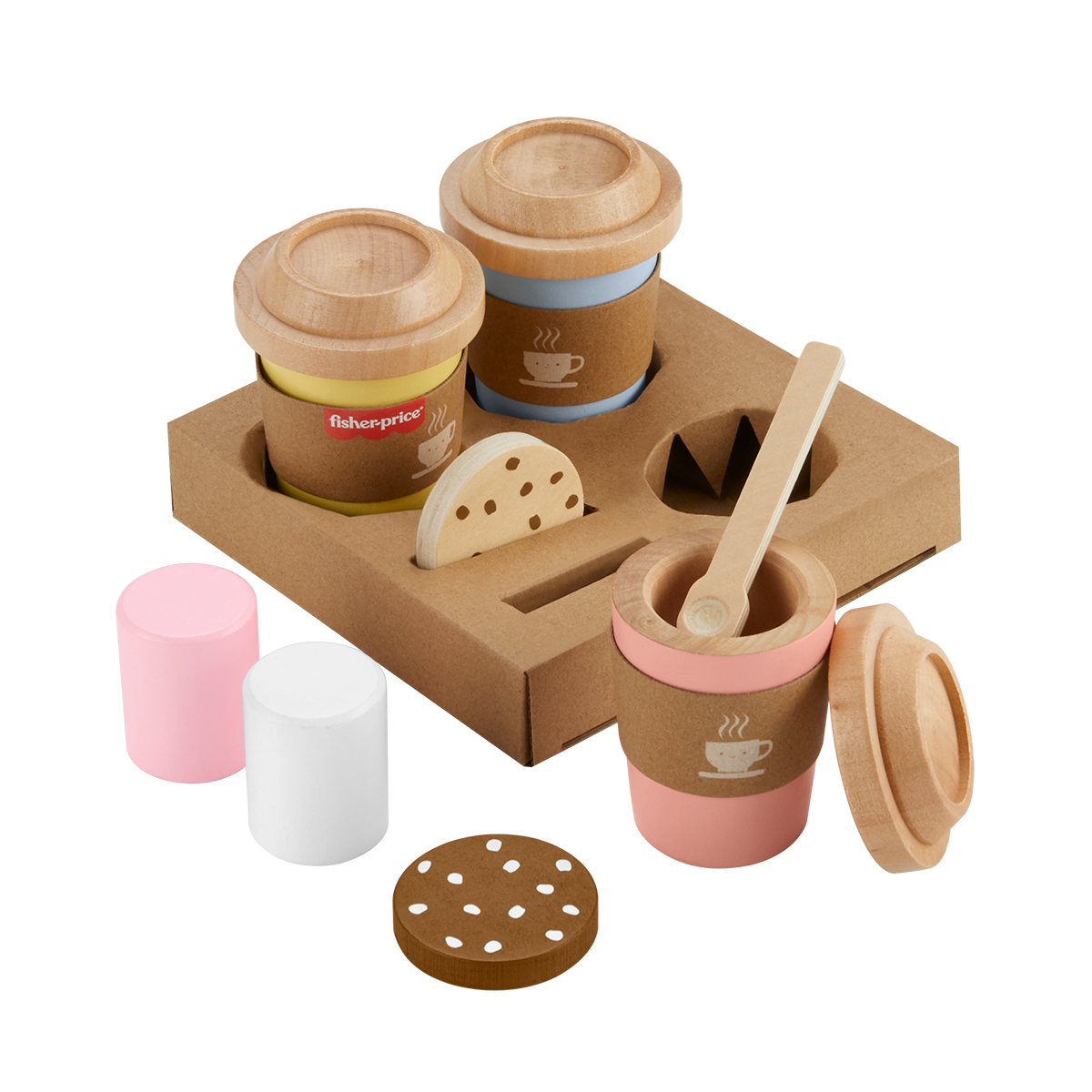 Fisher-Price Wooden Coffee To Go Set