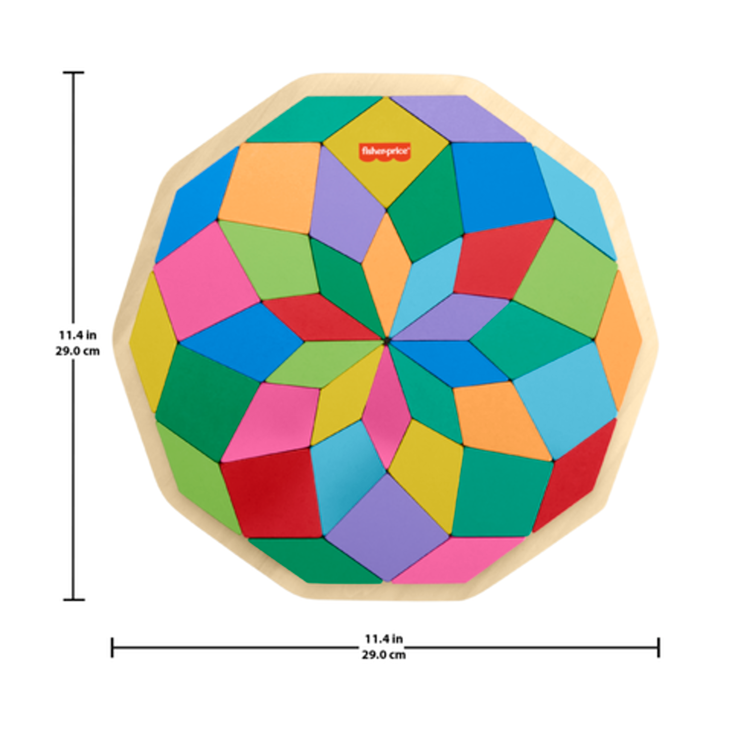 Fisher-Price Wooden Mandala Puzzle
