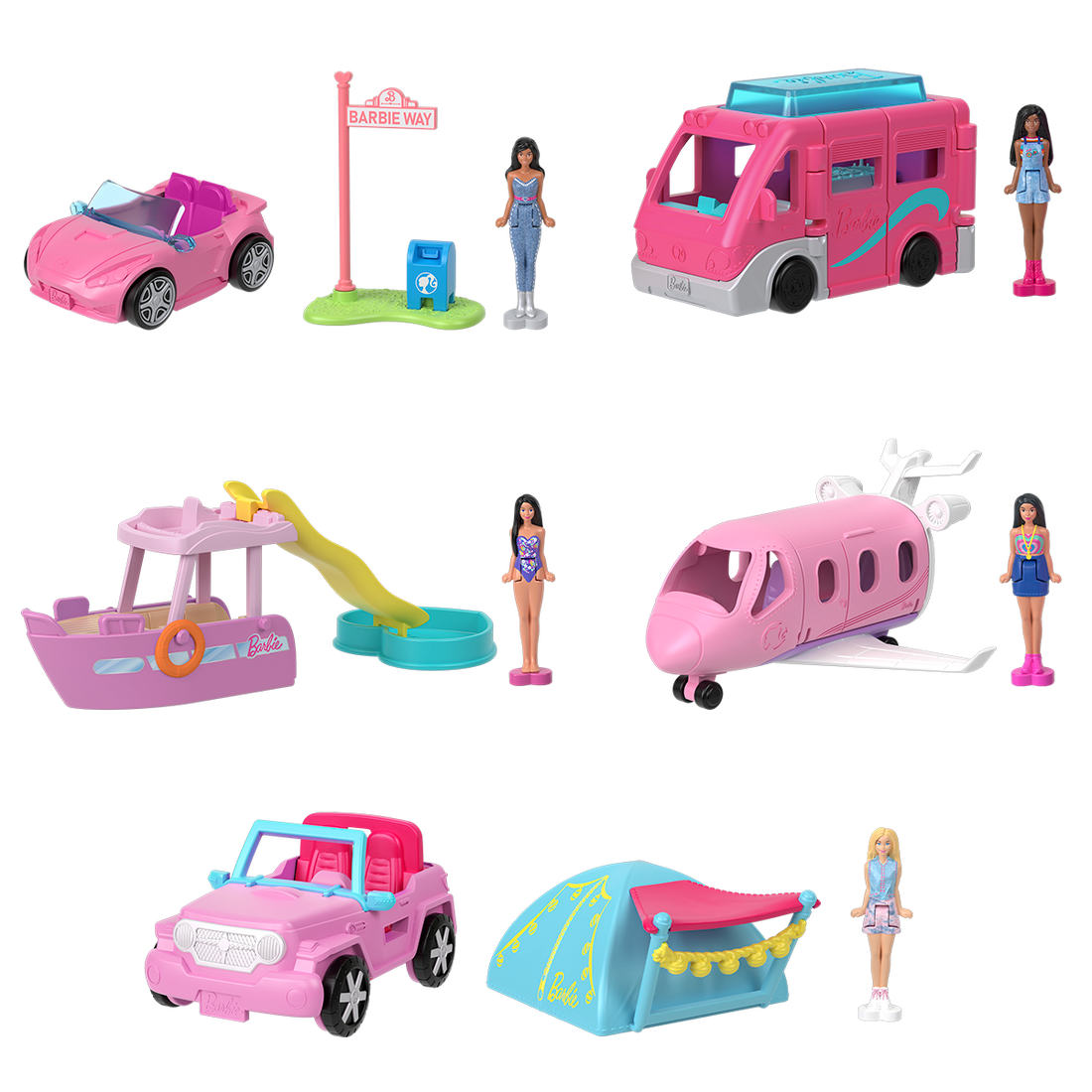 Barbie Mini BarbieLand Doll & Vehicle Set, Assorted