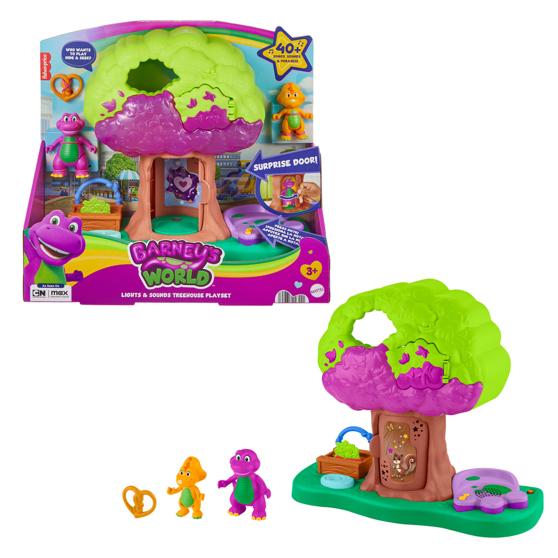 Barney's World Lights & Sounds Treehouse Playset