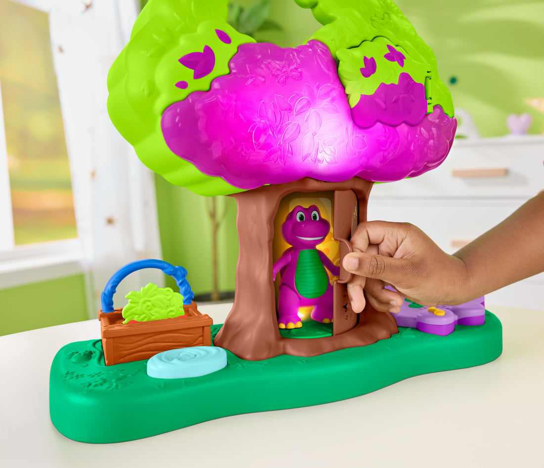 Barney's World Lights & Sounds Treehouse Playset