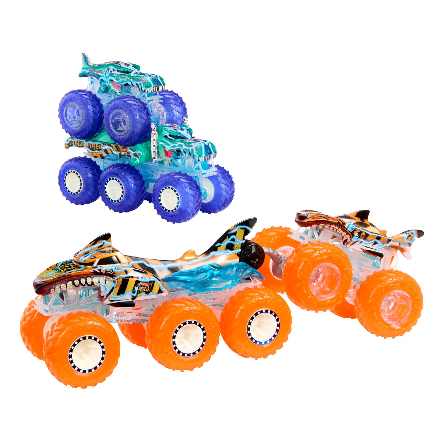 Hot Wheels Monster Trucks Power Smashers Truck & Big Rig Multipack