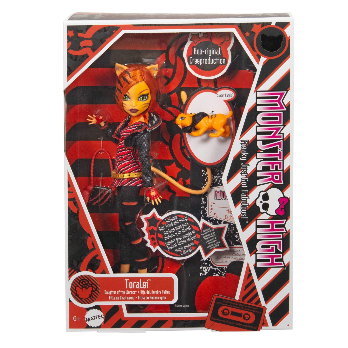 Monster High Boo-Riginal Creeproduction Toralei Doll