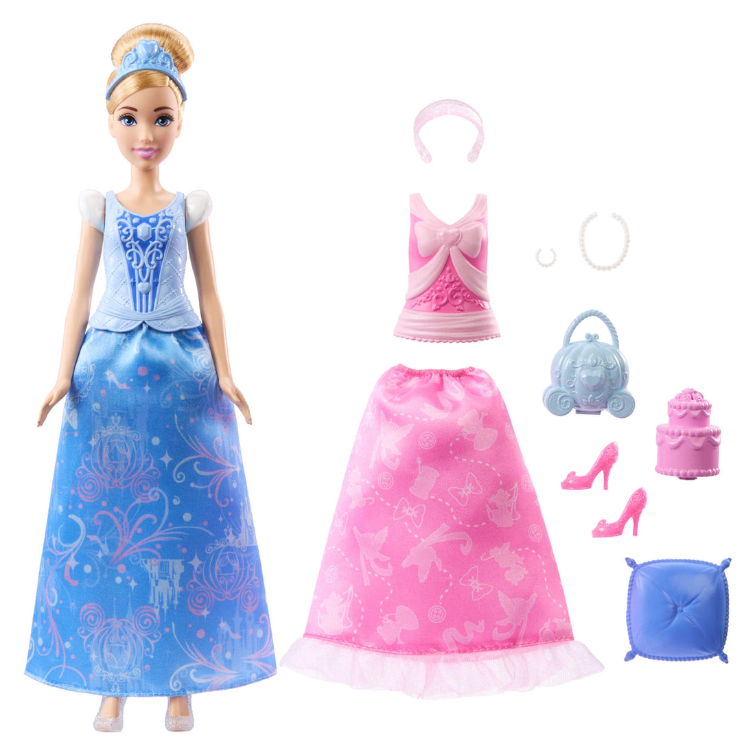 Disney Princess 2-in-1 Stories Fashion Dolls - Assorted*
