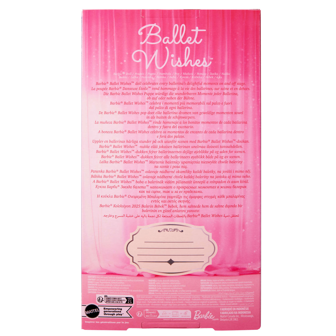 Barbie Ballet Wishes Doll