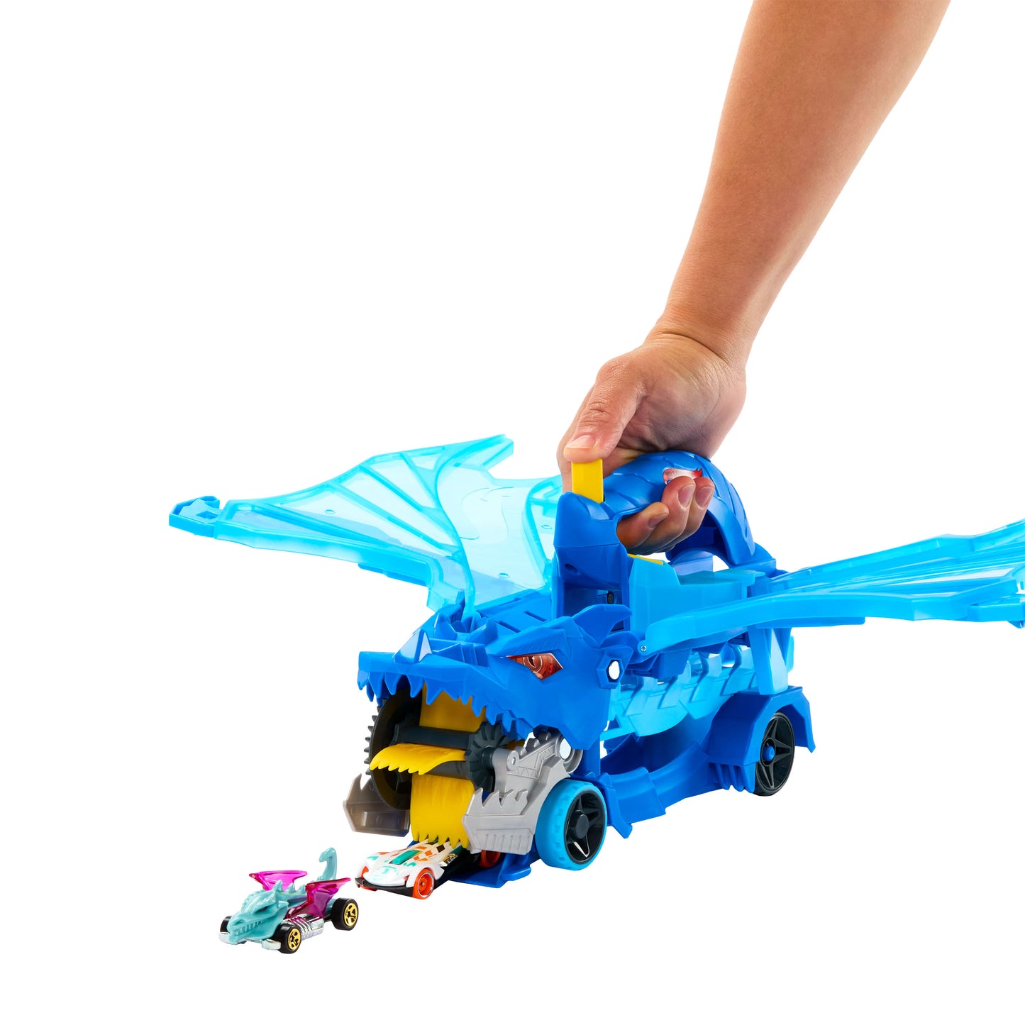 Bundle: Hot Wheels Ultimate Dual Dragon Transporter + 5 Fast & Furious Cars