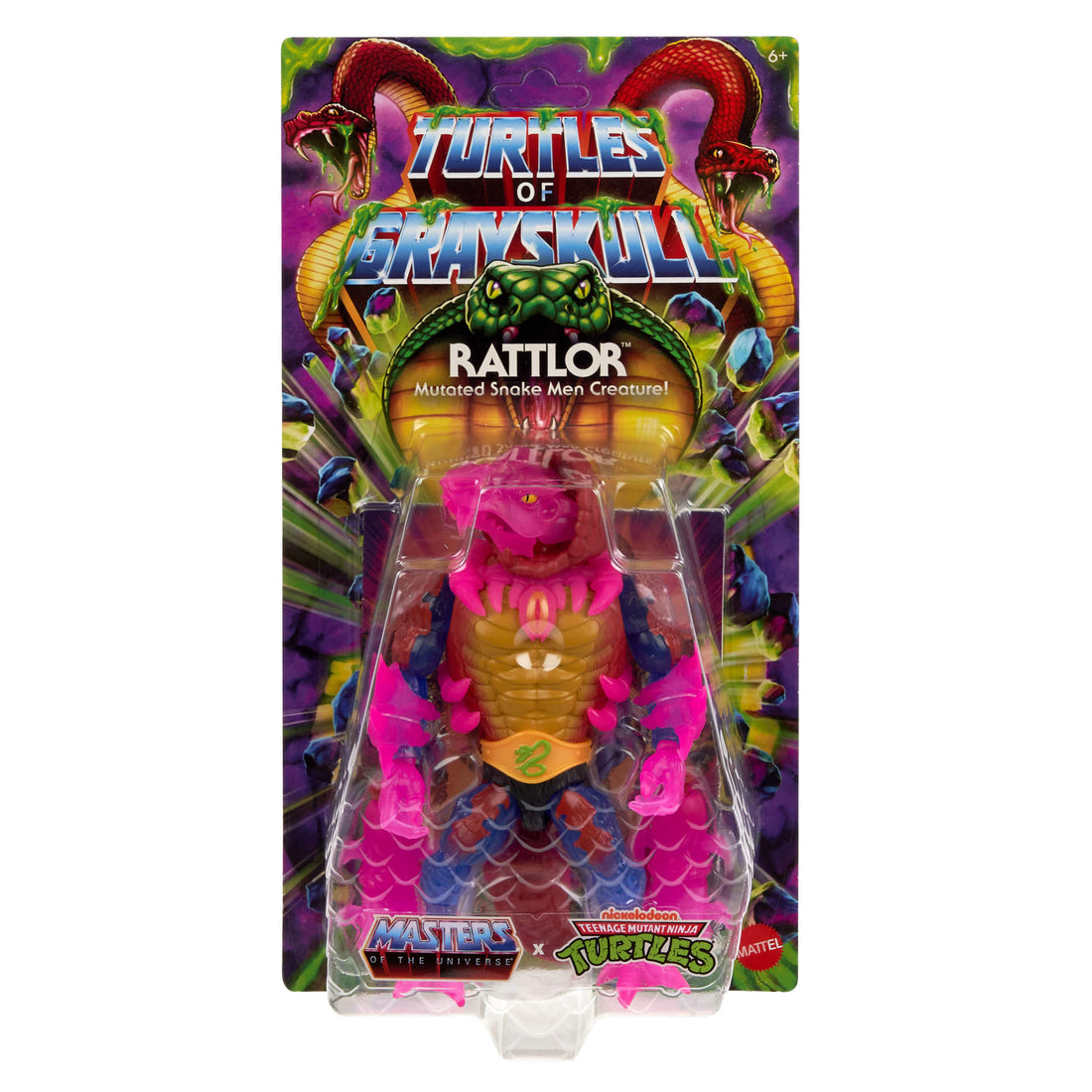 Masters Universe Origins Turtles of Grayskull Rattlor Action Figure