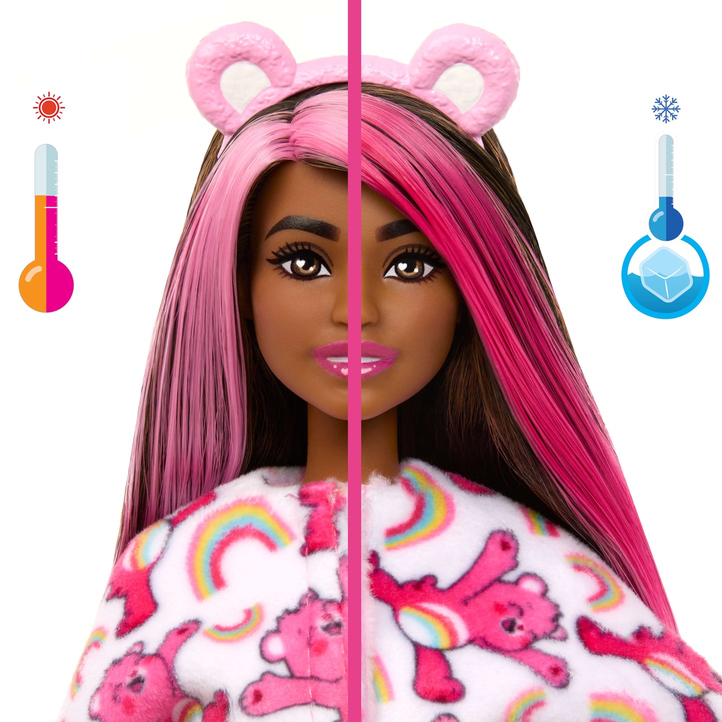 Barbie Cutie Reveal Care Bears Series Doll & Accessories - Pink