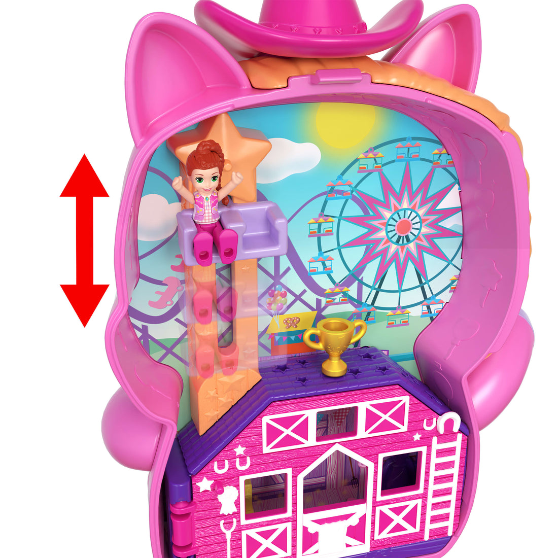 Polly Pocket Pony Rodeo Compact Playset