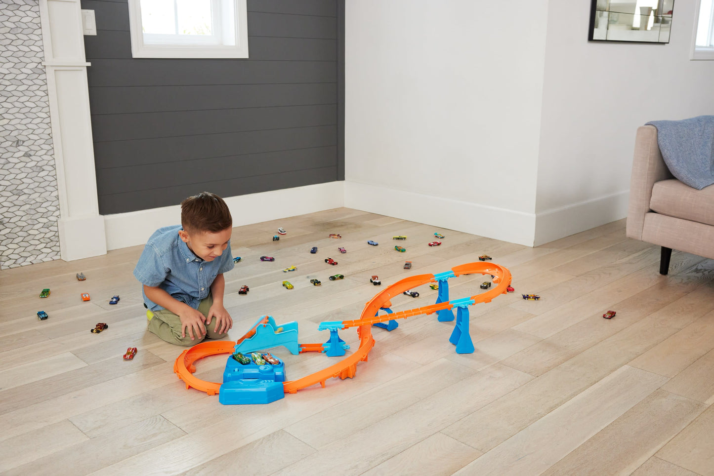 Hot Wheels Track Creator Boosted Jump Speedway