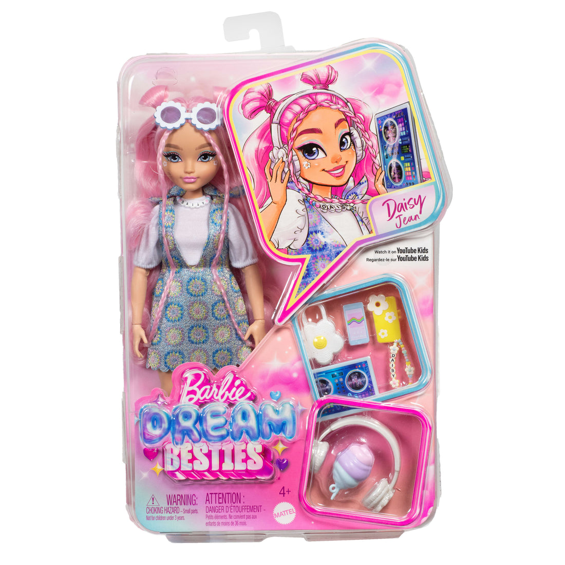 Bundle: Barbie Dream Besties 3 Pack - Daisy, Ken & Renee Doll