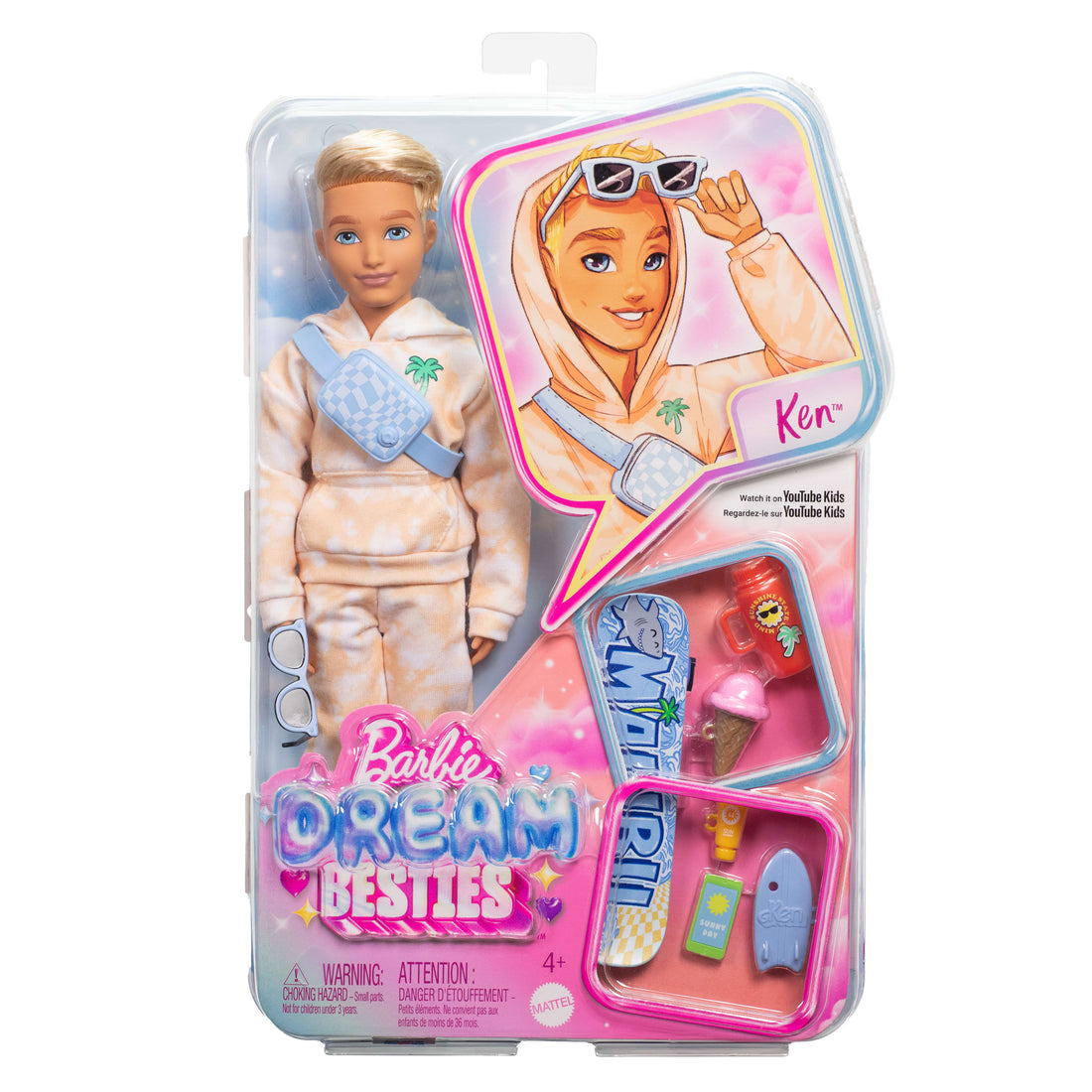 Bundle: Barbie Dream Besties 3 Pack - Daisy, Ken & Renee Doll