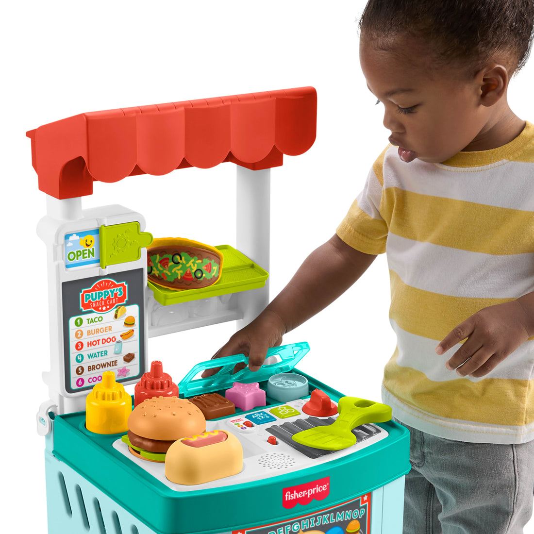 Fisher-Price Laugh & Learn 4-in-1 Snack Cart Walker