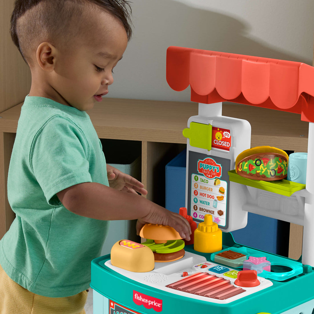 Fisher-Price Laugh & Learn 4-in-1 Snack Cart Walker