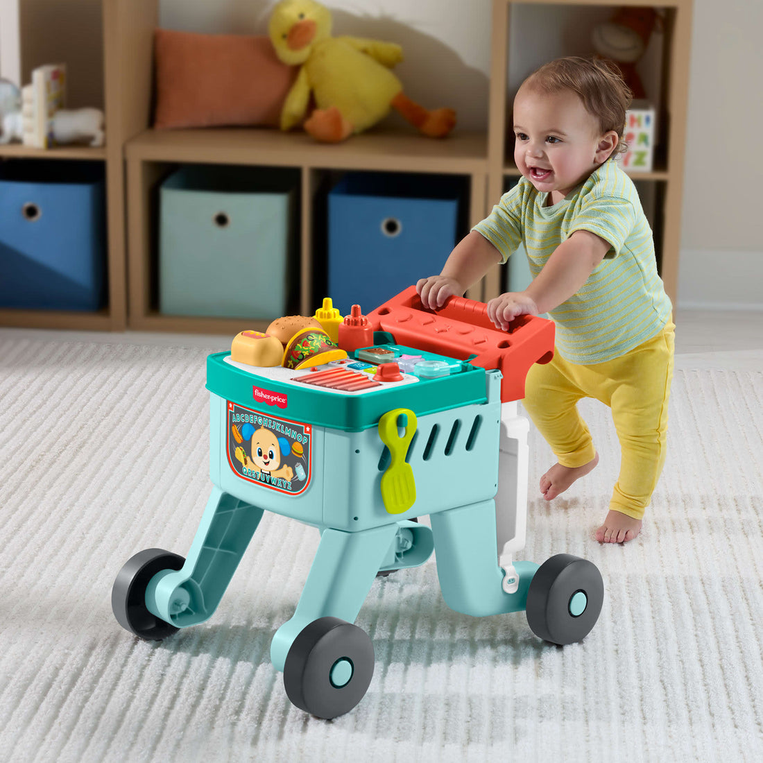 Fisher-Price Laugh & Learn 4-in-1 Snack Cart Walker