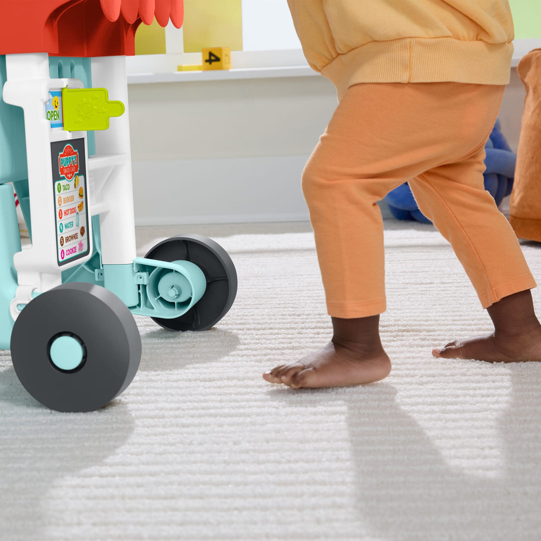 Fisher-Price Laugh & Learn 4-in-1 Snack Cart Walker
