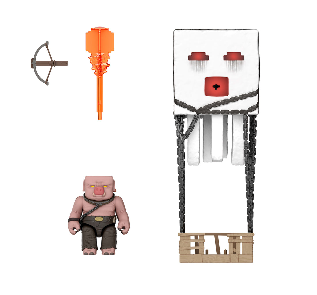 Minecraft Blast Attack Ghast Action Figure Set