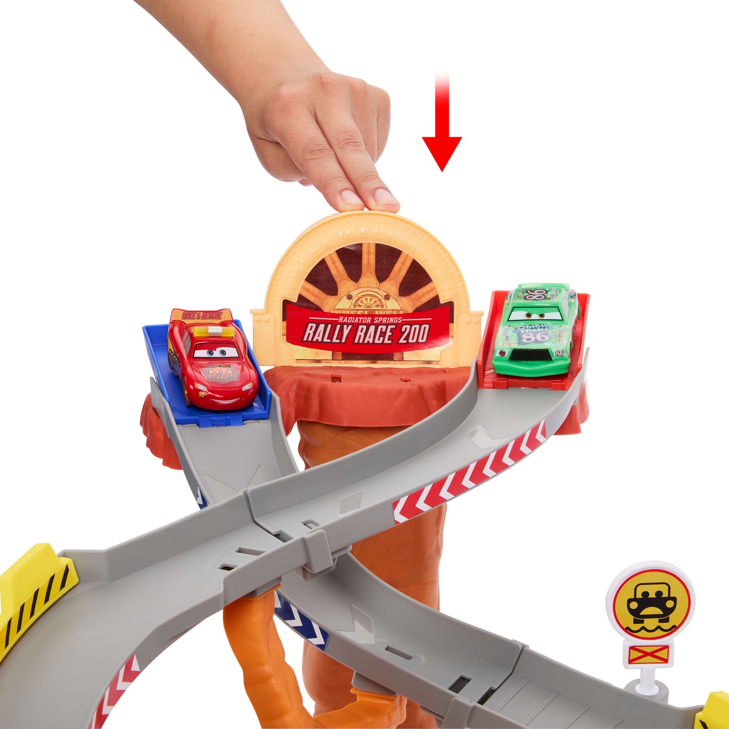 Disney and Pixar Cars Radiator Springs Race & Rescue Rescue Road Raceway Playset