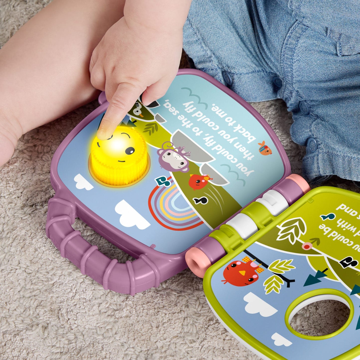 Fisher-Price Purple Monkey Musical Storybook