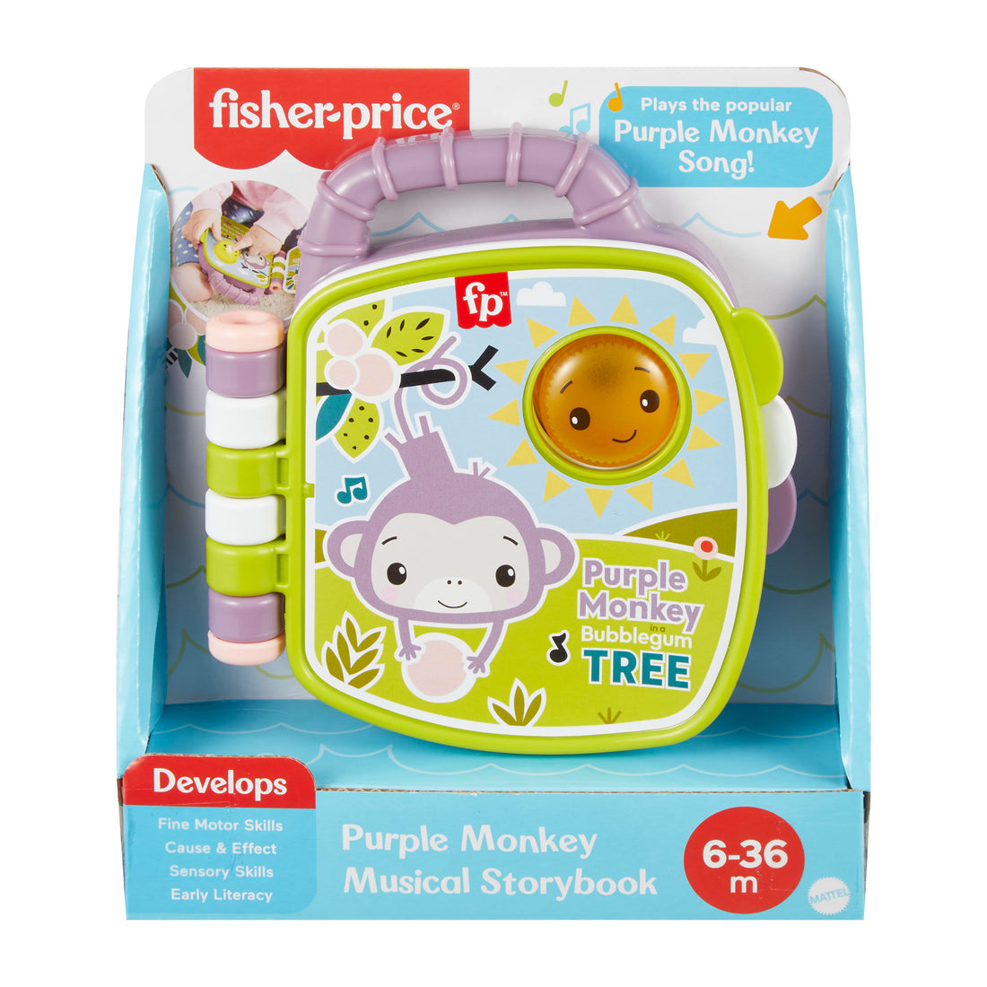 Fisher-Price Purple Monkey Musical Storybook