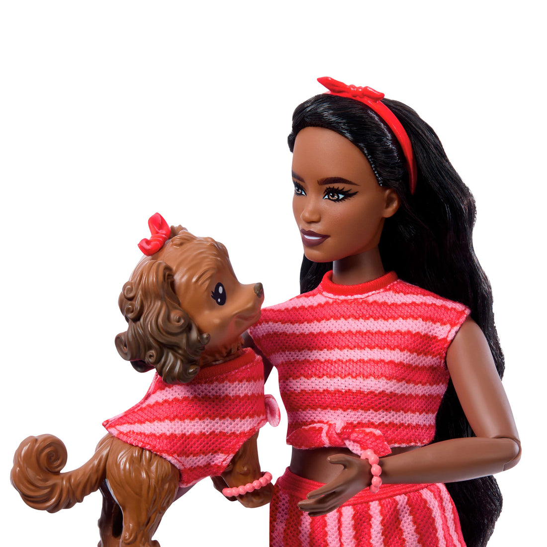Barbie Twinning Looks Fashion Doll with Pet Dog