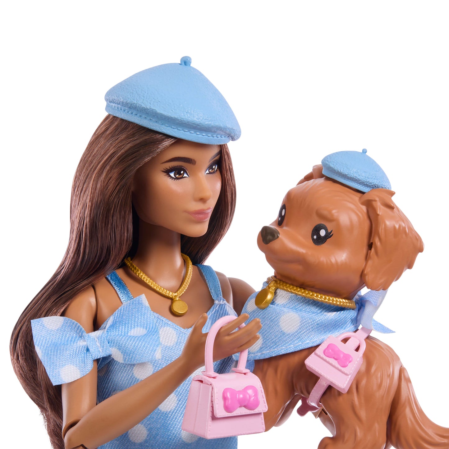 Barbie Twinning Looks Fashion Doll with Pet Dog