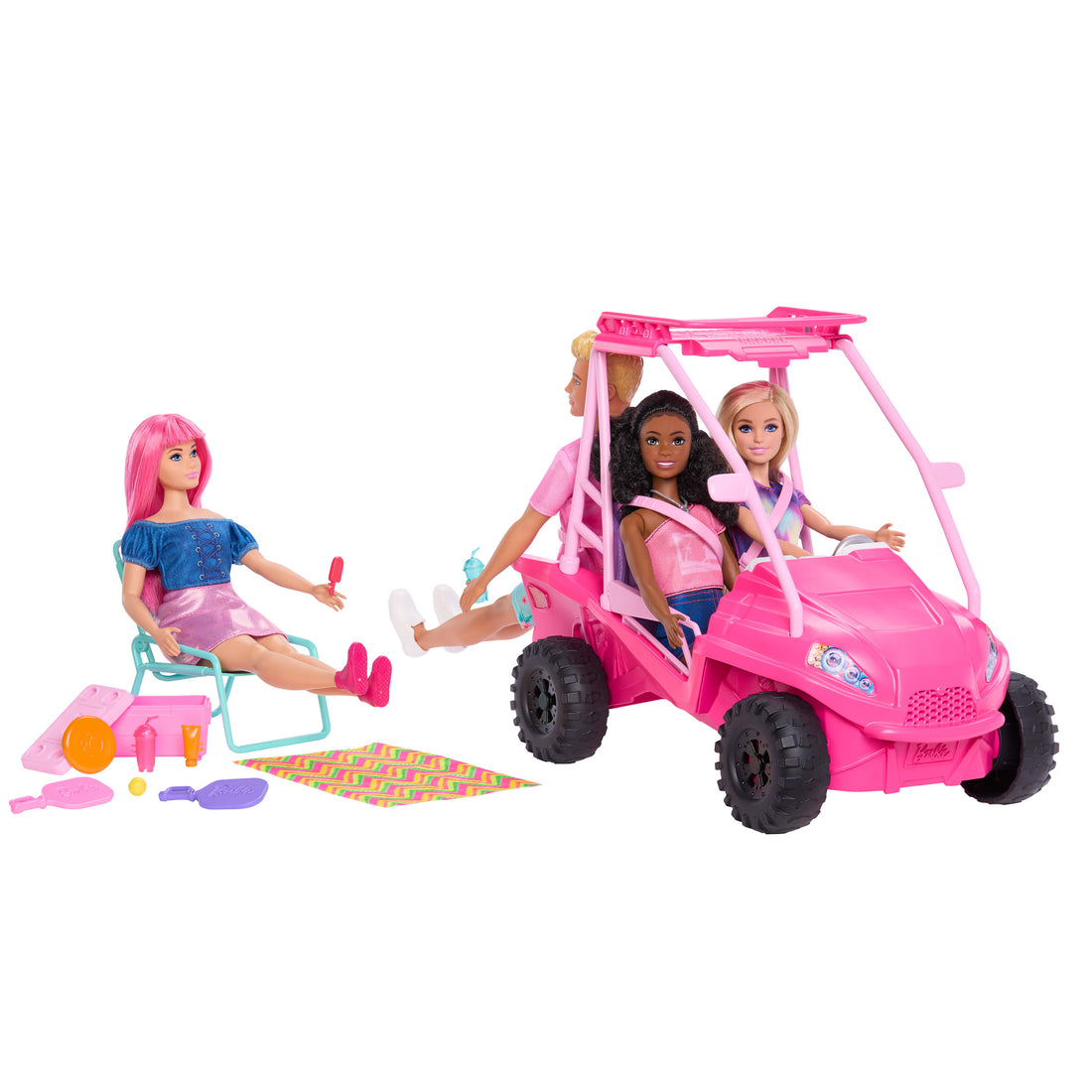 Barbie Mysteries: Beach Detectives Ultimate Beach Buggy Vehicle Playset